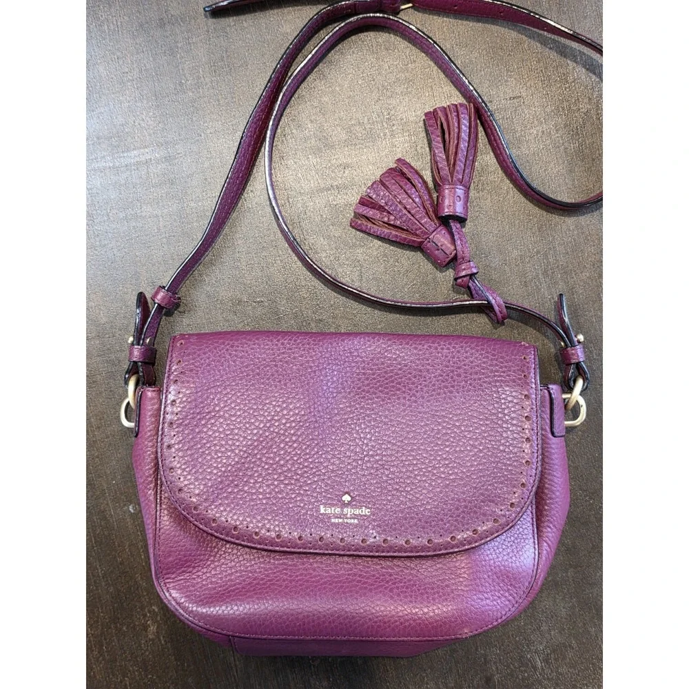 Kate Spade James Street Adelaide Crossbody Merlot WKRU4581 $259